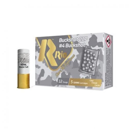 Rio Royal Buck 20ga 2-3/4"  9 plts #1 1345 fps 25/ct