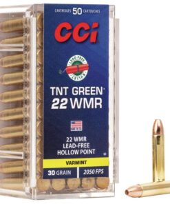 CCI TNT Green Rimfire Ammunition .22 WMR 30 gr. HP 2050 fps 50/ct