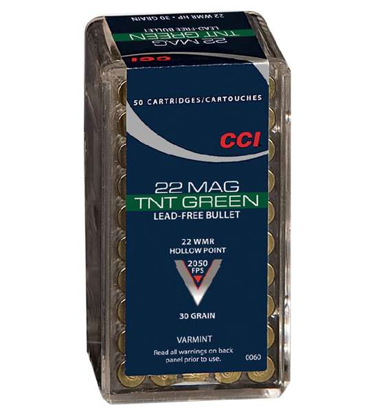 CCI RIMFIRE AMO 22 WMR TNT MAXI 50RD (40 BOX CASE)