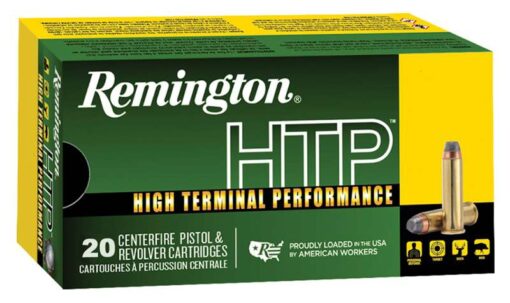 REMINGTON HTP AMO 38 SPECIAL+P 110GR SJHP 20RD (25 BOX CASE) 22295