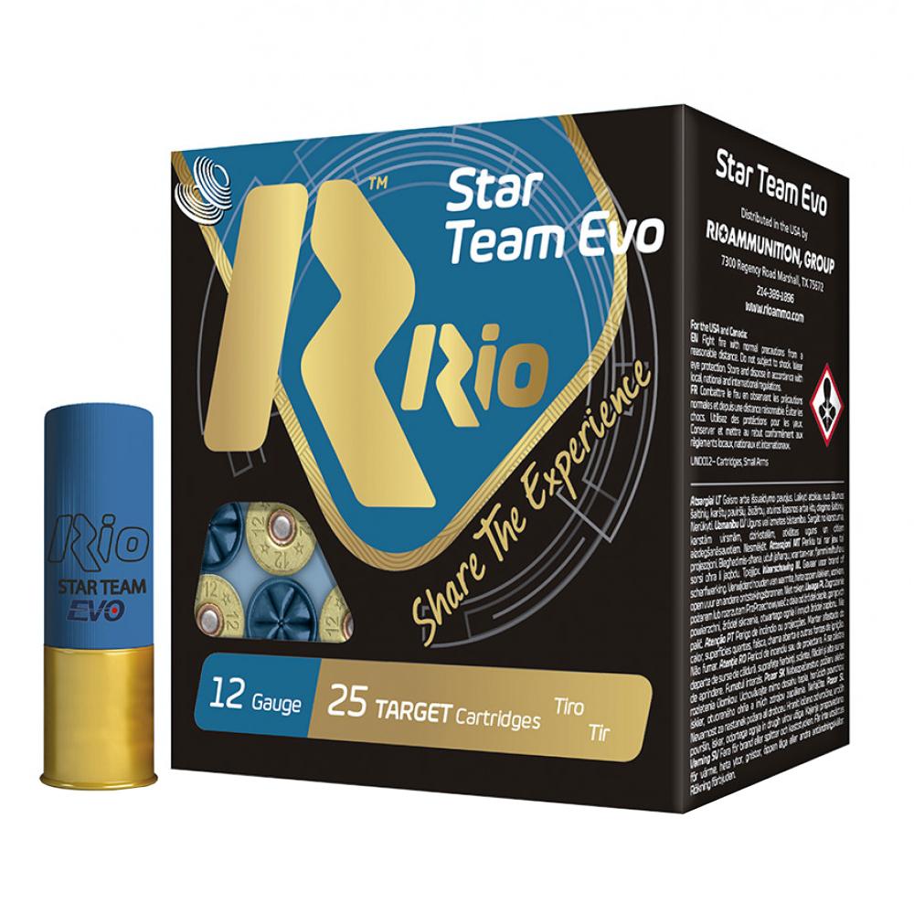 Rio Star Team Evo 28 HV Shotshells 12 ga 2-3/4" 1 oz 1315 fps #7.5 25/ct
