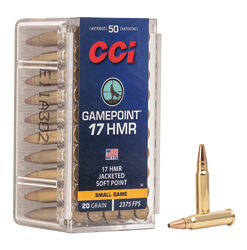 CCI 17HMR 20GR GAME PNT 50/2000