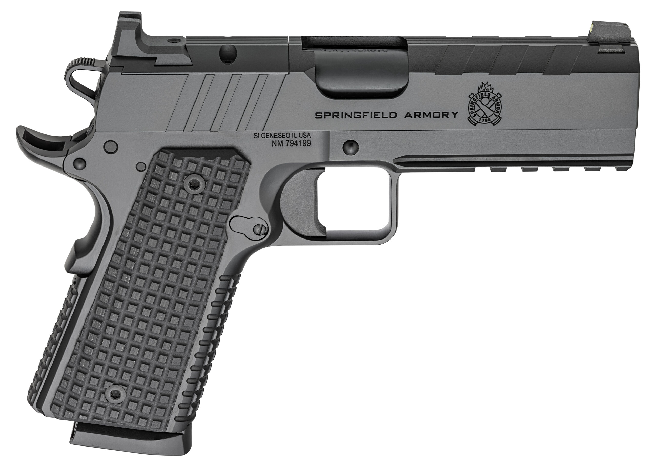 SPRINGFIELD ARMORY EMISSARY 1911 45ACP 4.2" BK OR 1 SPRINGFIELD ARMORY EMISSARY 1911 45ACP 4.2" BK OR