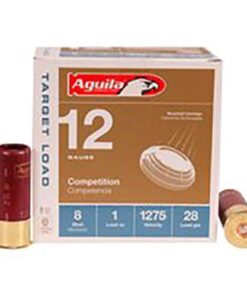 AGUILA TARGET LOAD SHOTSHELL AMO 12GA #8  2-3/4" 1 OZ 25RD 1275FPS (10 BOXES PER CASE)