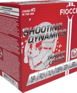 FIOCCHI SHOOTING DYNAMICS AMO 12GA 2.75 IN 1 1/8 OZ #7.5 1165FPS 25-RD (10 BOXES PER CASE)