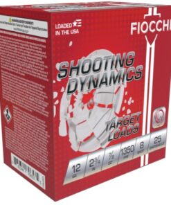 FIOCCHI SHOOTING DYNAMICS AMO 12GA 2.75 IN 7/8 OZ #8 1350FPS 25-RD (10 BOXES PER CASE)