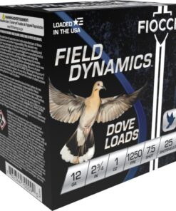FIOCCHI DOVE&QUAIL AMO 12GA 2.75 IN 1 OZ #7.5 1250FPS 25-RD ( 10 BOXES PER CASE )