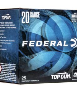 FEDERAL TOP GUN AMO 20GA #9 2-3/4" 2.5 DR 7/8 OZ 1210 FPS 25RD (10 BOX CASE)