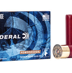 FED PWRSHK 12GA 3" MG RFL SLUG 5/250