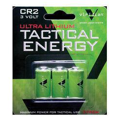 VIRIDIAN CR2 LITH BATTERY 3-PK