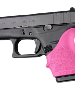 Hogue HandAll Beaver Tail Grip Sleeve Glock 42 43 Pink