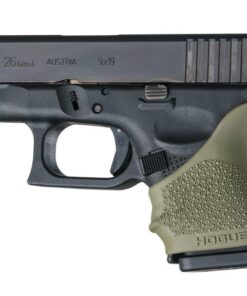 Hogue HandAll Beavertail Grip Sleeve Glock 26/27-OD Green