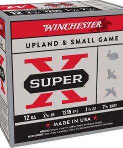 Winchester Super-X Heavy Game Shotshells 12 ga 2-3/4" 1-1/8 oz 1255 fps #7.5 25/ct