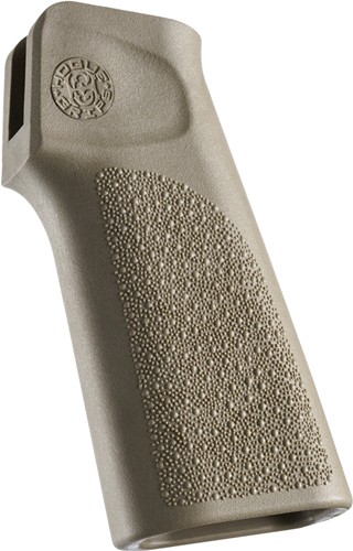 HOGUE AR15 15 DEGREE VERTICAL - POLYMER NO FINGER GROOVES FDE 1 HOGUE AR15 15 DEGREE VERTICAL - POLYMER NO FINGER GROOVES FDE