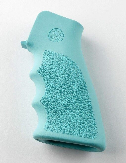 Hogue AR-15/M-16 Rubber Grip with Finger Grooves Aqua