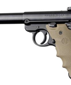 Ruger MKIV Rubber Grip with Finger Grooves Flat Dark Earth