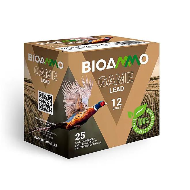 BIOAMMO Lead Game Pheasant Shotshells 12 ga 2-3/4" 1-1/4 oz 1250 fps #6 25/ct 1 BIOAMMO Lead Game Pheasant Shotshells 12 ga 2-3/4" 1-1/4 oz 1250 fps #6 25/ct