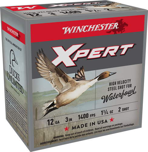 WINCHESTER XPERT STEEL 12GA 3" - 1-1/4OZ #1 1400FPS 25RD 10BX/C 2 WINCHESTER XPERT STEEL 12GA 3" - 1-1/4OZ #1 1400FPS 25RD 10BX/C - Image 2
