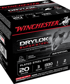 Winchester Super-X Drylok Super Steel Shotshells 20 ga 3" 1 oz 1330 fps #2 25/ct