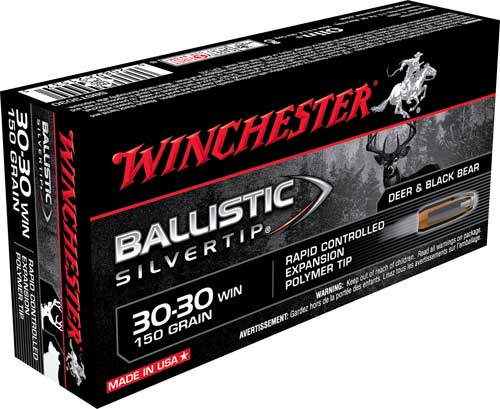 WINCHESTER SUPREME 30-30 WIN - 150GR SILVER-TIP 20RD 10BX 1 WINCHESTER SUPREME 30-30 WIN - 150GR SILVER-TIP 20RD 10BX