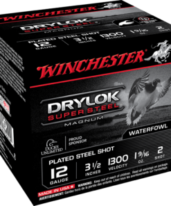 Winchester Super-X Drylok Super Steel Shotshells 12 ga 3-1/2" 1-9/16 oz 1300 fps #2 25/ct