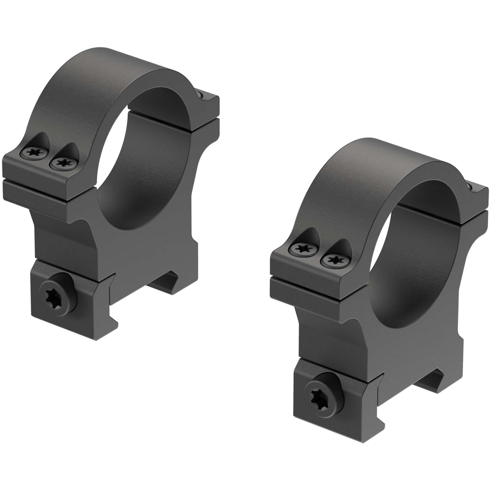 LEUPOLD OPEN RANGE CROSS-SLOT RINGS 30MM  HIGH MATTE