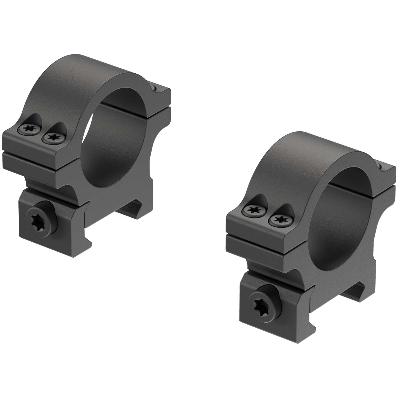 LEUPOLD OPEN RANGE CROSS-SLOT RINGS 1 IN LOW MATTE
