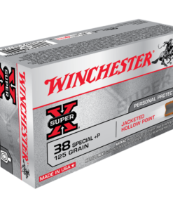 Winchester Super-X Handgun Ammunition .38 Spl (+P) 125 gr. JHP 945 fps 50/ct