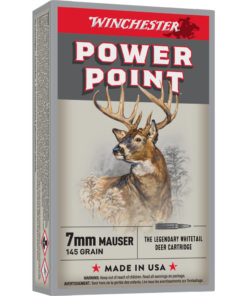 Winchester Super-X Power Point Rifle Ammunition 7mm Mauser 145 gr. PSP 2660 fps 20/ct
