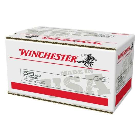 WINCHESTER USA LC AMO 223 REM 55GR FMJ 200RD (4 BOX CASE)