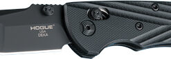 HOGUE DEKA 3.25" ABLE LCK FLDR - WHARNCLIFFE G-10 FRME BLACK