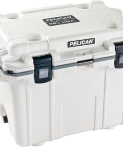 PELICAN COOLERS IM 50 QUART - ELITE WHITE/GRAY