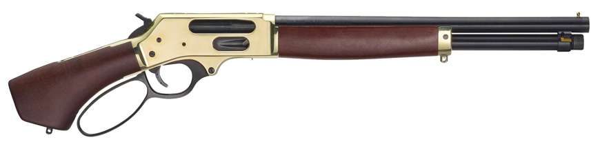 HENRY BRASS AXE LEVER ACTION PISTOL HGL 410GA 15.14 IN BBL 2.5 IN SHELLS BRASS/WALNUT 5RD 1 HENRY BRASS AXE LEVER ACTION PISTOL HGL 410GA 15.14 IN BBL 2.5 IN SHELLS BRASS/WALNUT 5RD