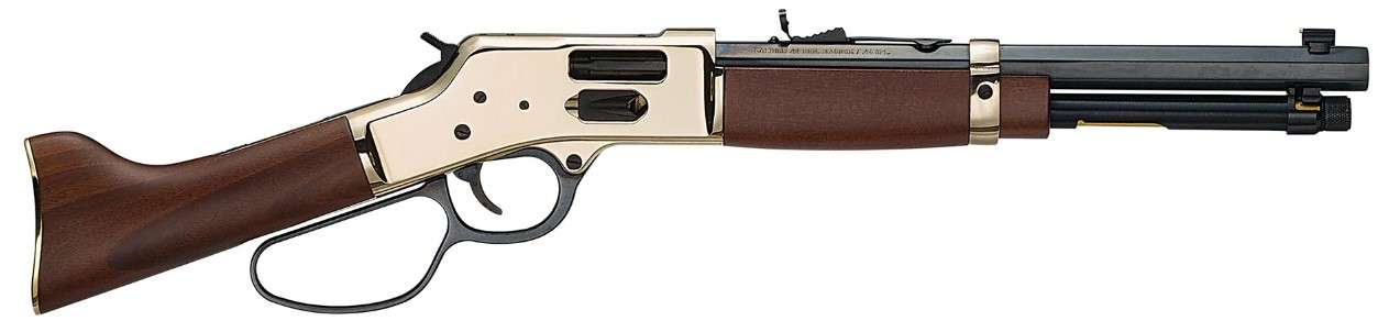 HENRY BIG BOY MARES LEG SIDE GATE LEVER ACTION PISTOL HGL 357MAG/38SPL 12.9 IN BBL BLUE/WALNUT 5 RD