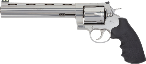 COLT ANACONDA 44MAG 8" SS - ADJ SIGHT RUBBER GREEN FO