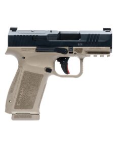 Canik Mete MC9L Handgun 9mm Luger 17rd Magazines(2) 3.18" Barrel Optic Ready Black Slide FDE Frame