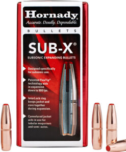 HORNADY BULLETS 30 CAL .308 - 190GR. SUBSONIC 100CT 15BX/CS