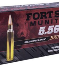 FORT SCOTT MUNITIONS LEAD FREE RIFLE AMO 5.56 NATO 62GR TUI BRASS CASE 20-RD ( 25 BOXES PER CASE )