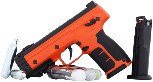 BYRNA LE UNIVERSAL KIT ORANGE - W/2 MAGS & PROJECTILES 1 BYRNA LE UNIVERSAL KIT ORANGE - W/2 MAGS & PROJECTILES