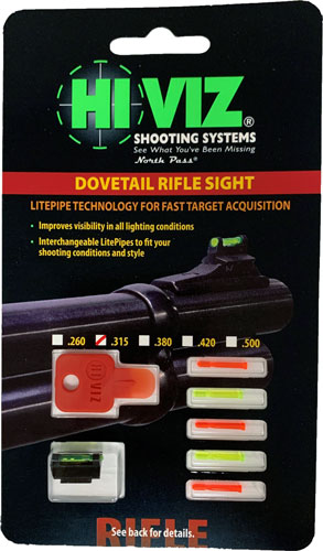 HIVIZ RIFLE FRONT SIGHT FOR - 3/8" DOVETAIL .315" 3 HIVIZ RIFLE FRONT SIGHT FOR - 3/8" DOVETAIL .315" - Image 3