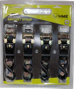 HME RATCHET STRAP 1"X8' - CAMO STRAP 4PK