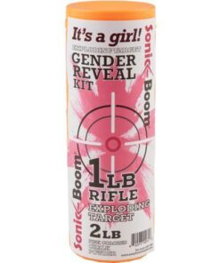 Exploding Rifle Target - Gender Reveal Kit - Girl