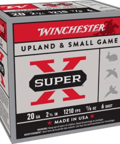 Winchester Super-X Game Shotshells 20 ga 2-3/4" 7/8 oz 1210 fps #6 25/ct