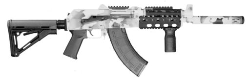 ZASTAVA ARMS ZPAP92 RIA 7.62X39MM 16.5IN BBL QUADRAIL TOP RAIL MAGPUL CTR STK EXT BBL WHITE CAMO
