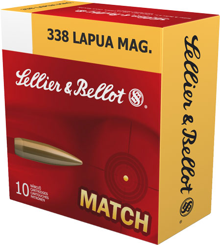 S&B 338 LAPUA MAG MATCH 250GR - BTHP 10RD 10BX/CS 1 S&B 338 LAPUA MAG MATCH 250GR - BTHP 10RD 10BX/CS