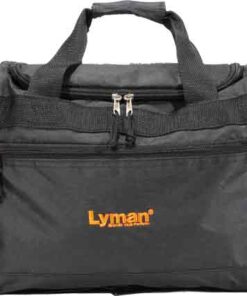 LYMAN HANDGUN RANGE BAG - BLACK NYLON W/CARRY STRAP