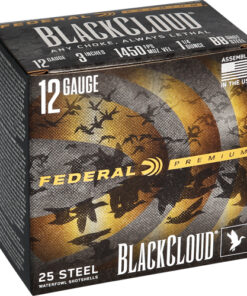FEDERAL BLCK CLOUD 12GA 3" - 1-1/4OZ #BB 1450FPS 25RD 10B/C