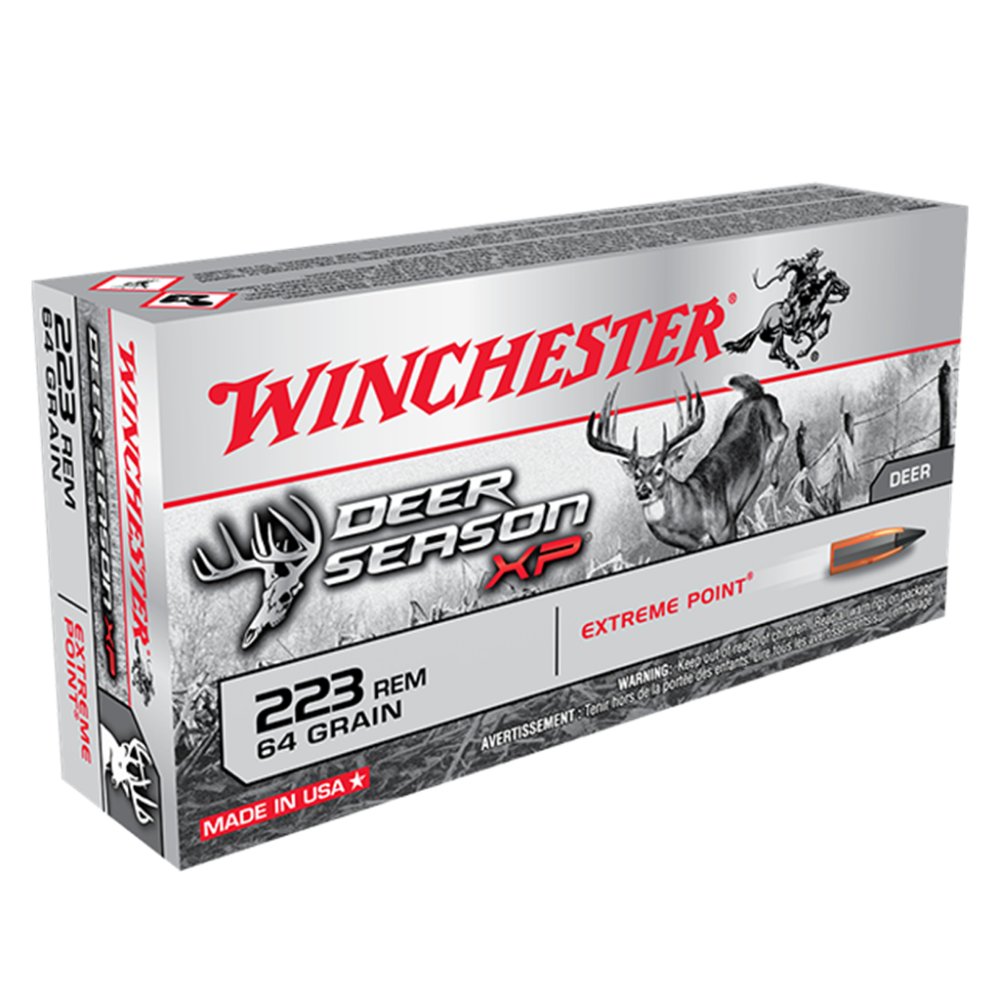 Winchester Deer Season XP Rifle Ammunition 7.62x39mm 123 gr. 2380 fps 20/ct 1 Winchester Deer Season XP Rifle Ammunition 7.62x39mm 123 gr. 2380 fps 20/ct