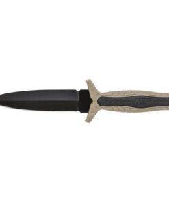 Smith & Wesson M&P Full Tang Fixed Blade Boot Knife 4 3/5" Blade Sand Black