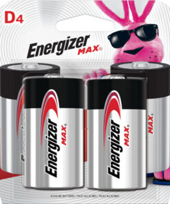 ENERGIZER MAX BATTERIES D - 4-PACK
